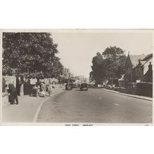High Street Aberlady Waggon Inn Sign Scottish RPC Postcard