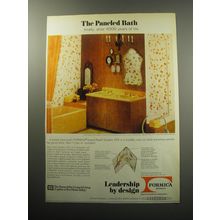 1969 Formica Panel System 202 Ad - The Paneled bath finally, after 4000 years