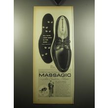 1957 Massagic Como Shoes Ad - All cats look grey in the dark
