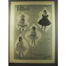 1956 B. Altman & Co. Celeste Dresses Ad - Her fashion future begins with Celeste