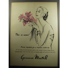 1957 Germaine Monteil Pastel Lipstick Advertisement - This is news