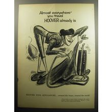 1957 Hoover Vacuum Cleaner Advertisement - Cartoon by Whitney Darrow, Jr.
