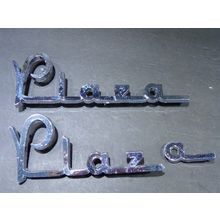 1954 Plymouth Plaza Fender Emblems OEM 1541158