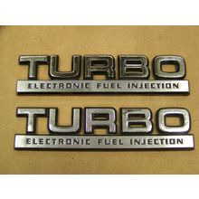 1987 CHRYSLER TURBO ELECTRONIC FUEL INJECTION EMBLEMS OEM LEBARON
