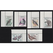 Monaco Nutcracker Grouse Partridge Eagle Birds 6v Corners 1982 MNH
