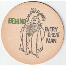BEER MAT - WORTHINGTON BREWERY - GREEN SHIELD - (Cat 038) - (1960)