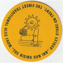 BEER MAT - RISING SUN BREWERY - TRADITIONAL ALES - (Cat 001) - (1991)