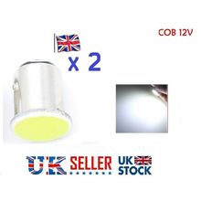 2 x BA9S T4W COB LED Bulb Light Lamp in White or Blue 12v uk stock seller