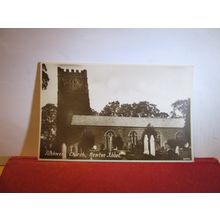 HIGHWEEK CHURCH, NEWTON ABBOT, DEVON unused vintage postcard RP hickweek =