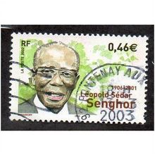 FRA 2002 46c 'L. SEDAR SENGHOR' FINE USED (EBID20-390)