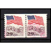 Used 2523 29c U.S. Flag Fine CNP Left 6 PA1221