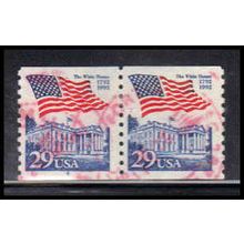Used 2609 29c White House Fine CNP Left 4 PA1488