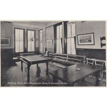 Billiards Room Convalescent Home St Leonards On Sea Sussex Postcard