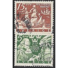 1938 Michel 245B/246B - fine used (o)