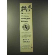 1948 Bank of America Ad - Nation's Food Market