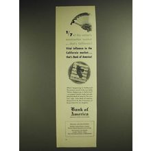 1948 Bank of America Ad - 1/7 of the nation's construction market