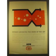 1963 General Tire AGN Aero-Jet General Nucleonics Ad - Physics