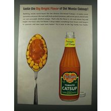 1963 Del Monte Tomato Catsup Ad - Taste the Big Bright Flavor