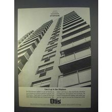 1966 Otis Elevator Ad - Live It Up in the Otisphere