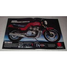 1982 Suzuki GS-1100E Motorcycle Ad - Performance