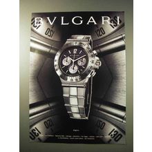2003 Bvlgari Bulgari Diagono Watch Ad