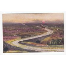 Eller Beck Bridge J W Williams Art Postcard North Yorkshire