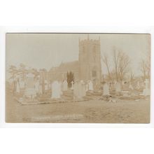 St Peter's Church Inkberrow Postcard RP Worcestershire