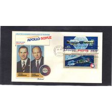 FDC Fleetwood 1569-1570 (Cachet-U/A) KuBasov Leonov CV42837