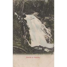 Plaat Klip South African Waterfall Old Postcard