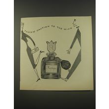 1956 Replique Perfume Ad - Throw caution to the wind