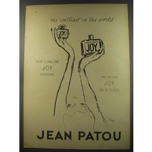 1956 Jean Patou Joy Pefume Advertisement - The costliest in the world