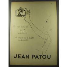 1956 Jean Patou Joy Pefume Ad - There is only one Joy Eau de Toilette
