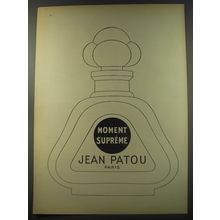 1956 Jean Patou Moment Supreme Perfume Advertisement