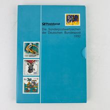 Special Postage Stamps Of The German Federal Post Office 1992 Yearbook Slipcase
