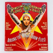 Ringling Bros and Barnum & Bailey: Airiana the Human Arrow Flies Circus Program