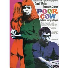 Poor Cow- German 1967 Poster Canvas Movie Film Print A0 A1 A2 A3 A4 A5 A6 Art Wa