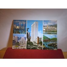 multiview, YMCA INTERNATIONAL HOUSE. KOWLOON, Hong Kong unused postcard =