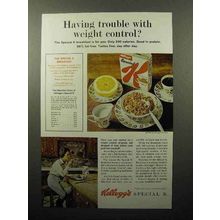 1964 Kellogg's Special K Cereal Ad - Trouble With Weight Control