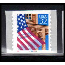 2915A 32c U.S. Flag Over Porch Fine MNH CNS 44444A P/UL PA2650