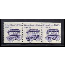 1897 1c Omnibus Very Fine MNH Dry Gum PNC 1/3 KA9357