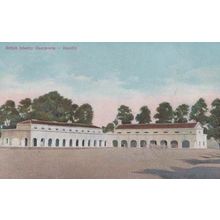 Bareilly British Infantry Guardroom Indian India Military Postcard