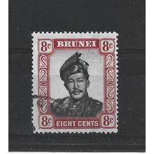 Brunei.SG105 8c Sultan Omar Ali Saifuddin.Fine Used.Aug25x