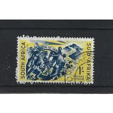 SouthAfrica.SG181 1s "Wheel of Progress".Fine Used.Aug25c