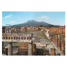 THE FORUM CIVILLE, Pompeii, Italy unused postcard =