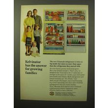 1964 Kelvinator Trimwall Refrigerator Ad - Families