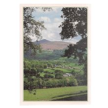 LLANBEDR & THE SUGAR LOAF BRECON BEACONS .unused postcard J Arthur Dixon /