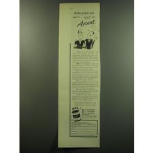 1949 Ac'cent MSG Ad - A few people just can't .. can't see Ac'cent