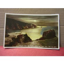 ALUM BAY AND THE NEEDLES by night , Isle of Wight unused postcard by Nigh =