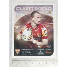 2010 programme Huddersfield Giants v. Leeds Rhinos