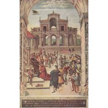 King Frederick III Crowned Library Of The Dome Antique Postcard